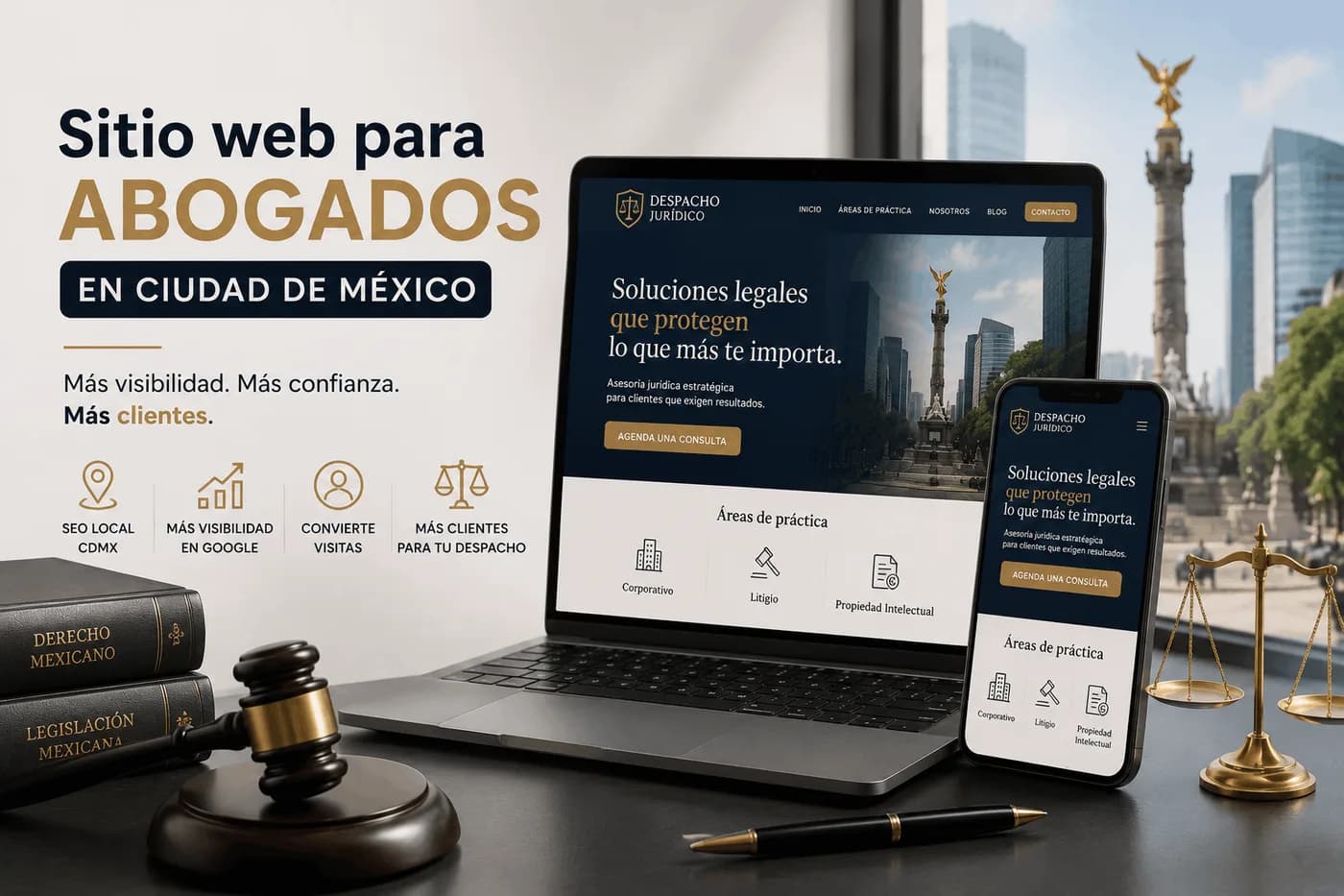 Abogado en despacho jurídico profesional en Ciudad de México