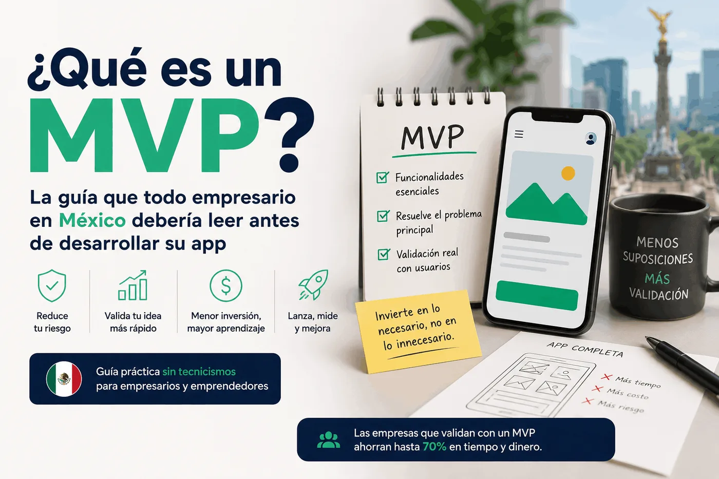 Qué es un MVP de software — guía para empresarios en México 2026